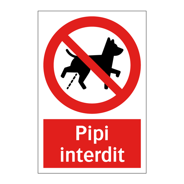 Pipi interdit