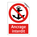 Ancrage interdit