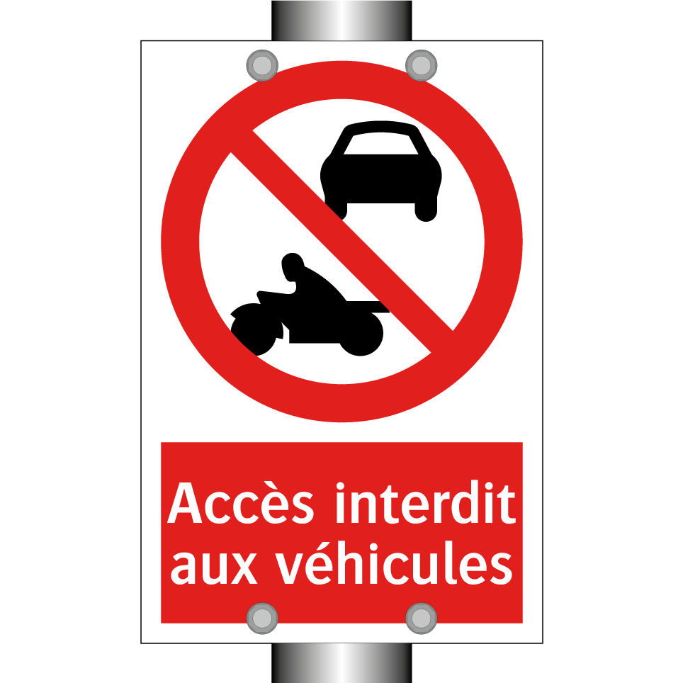 Accès interdit aux véhicules