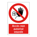 Accès non autorisé interdit