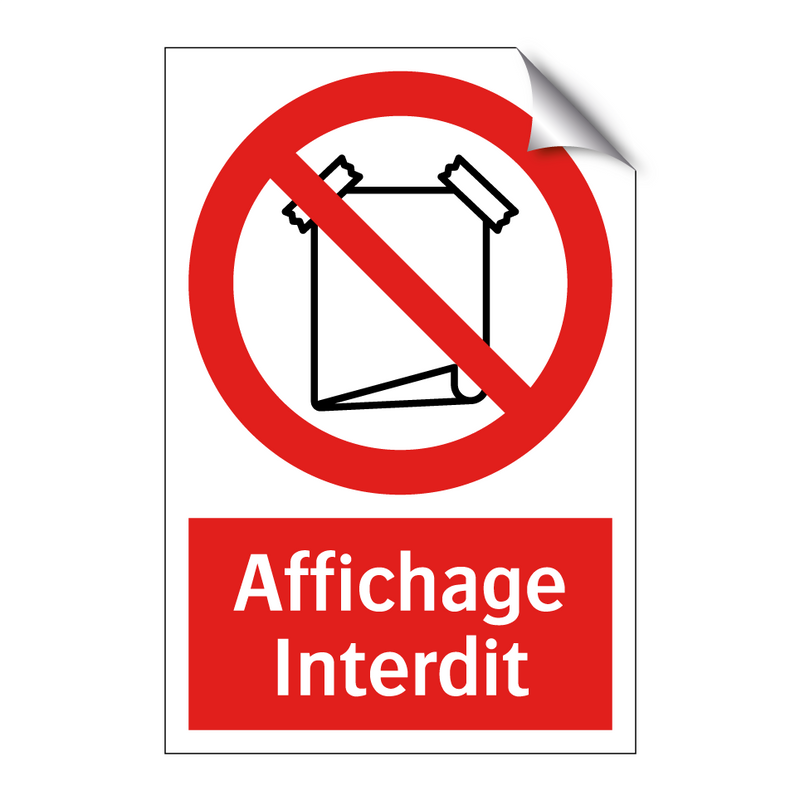 Affichage Interdit