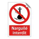 Narguilé interdit