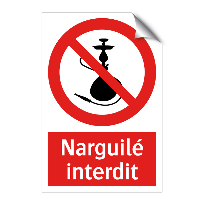 Narguilé interdit