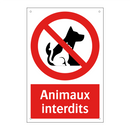 Animaux interdits