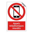 Appels téléphoniques interdits