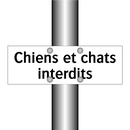 Chiens et chats interdits