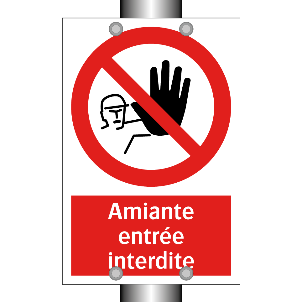 Amiante entrée interdite
