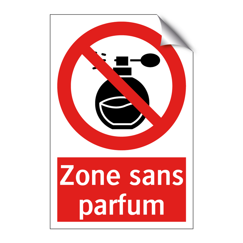 Zone sans parfum