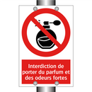Interdiction de porter du parfum et des odeurs fortes