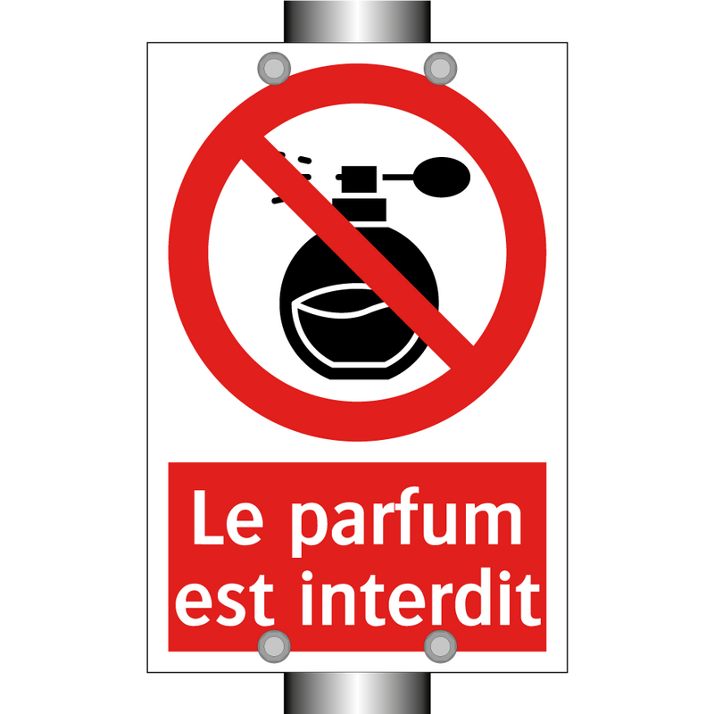 Le parfum est interdit