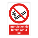 Interdiction de fumer par la loi