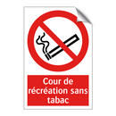 Cour de récréation sans tabac