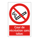 Cour de récréation sans tabac