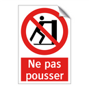 Ne pas pousser