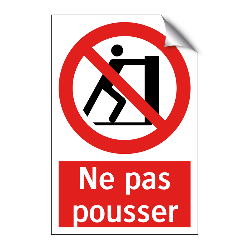 Ne pas pousser