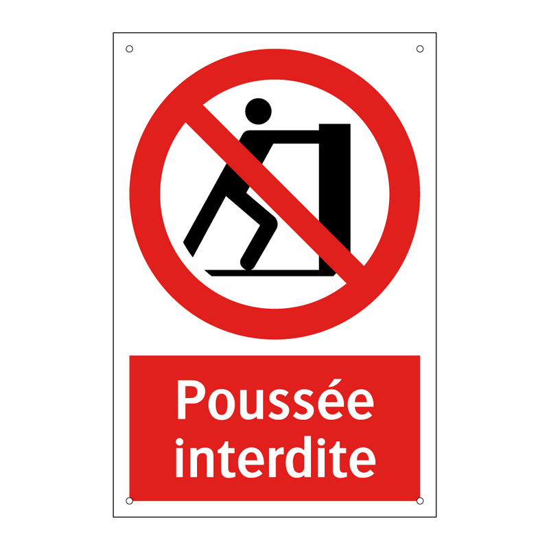 Poussée interdite