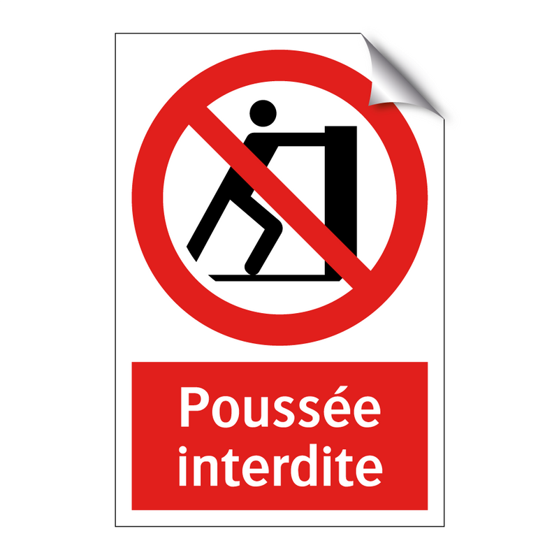 Poussée interdite
