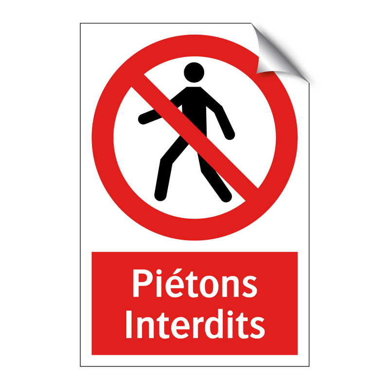 Piétons Interdits