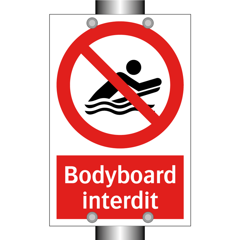 Bodyboard interdit