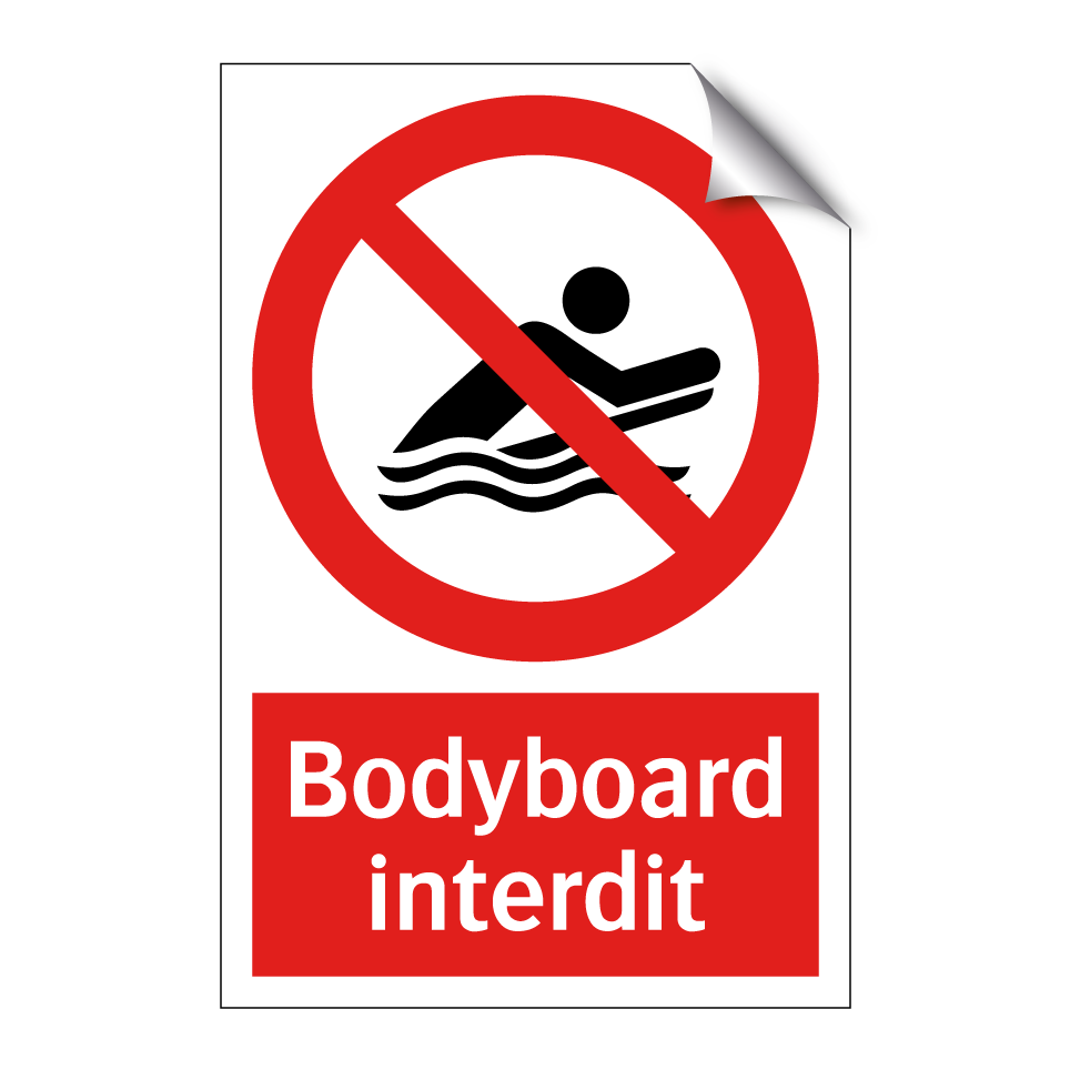 Bodyboard interdit
