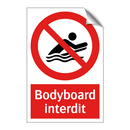 Bodyboard interdit