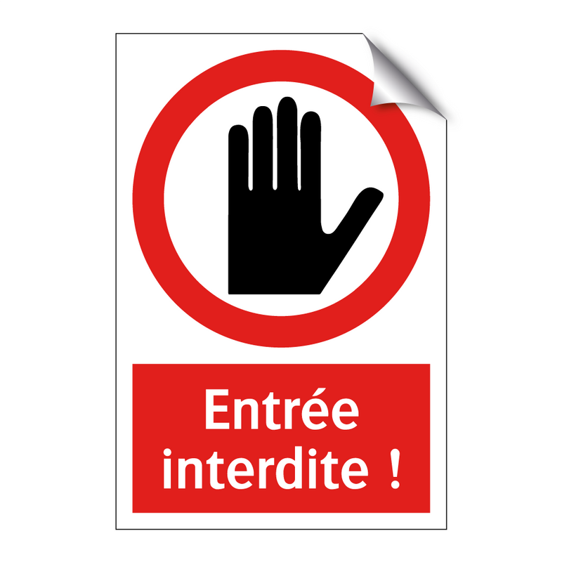 Entrée interdite !