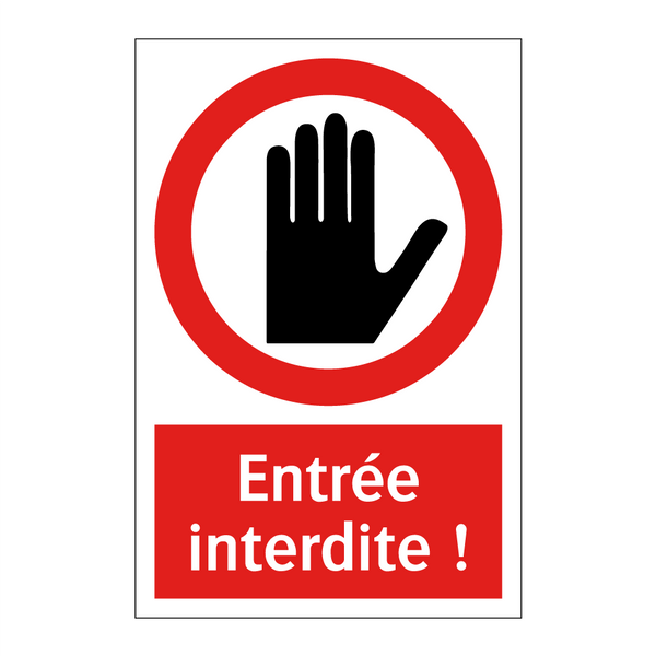 Entrée interdite !