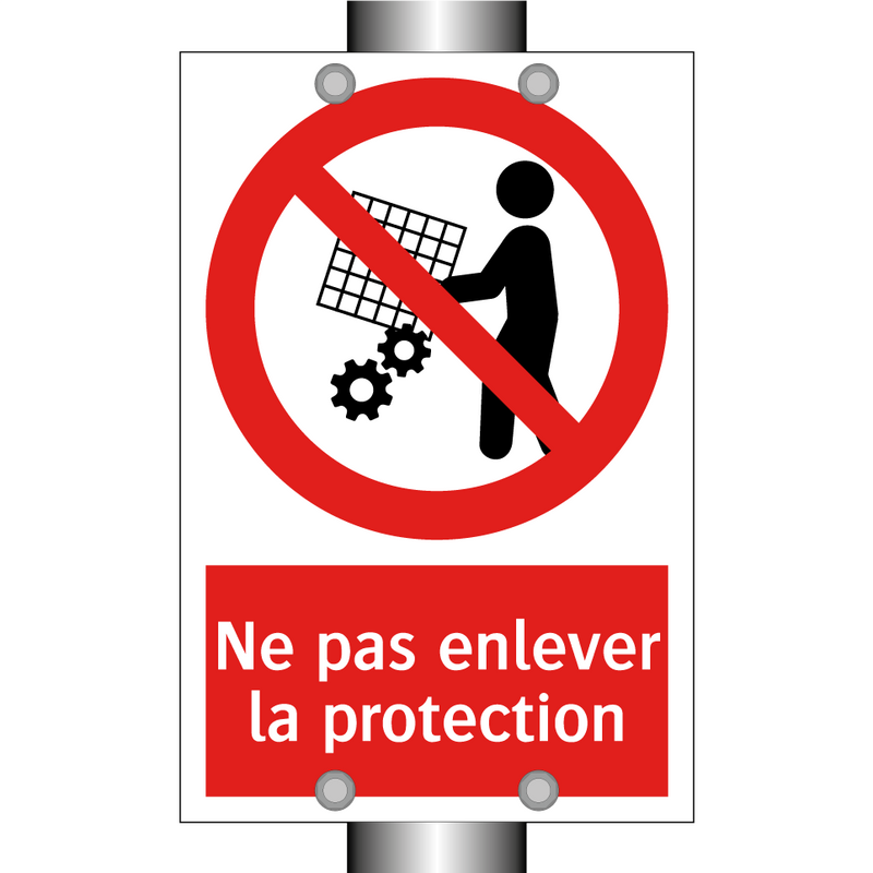 Ne pas enlever la protection