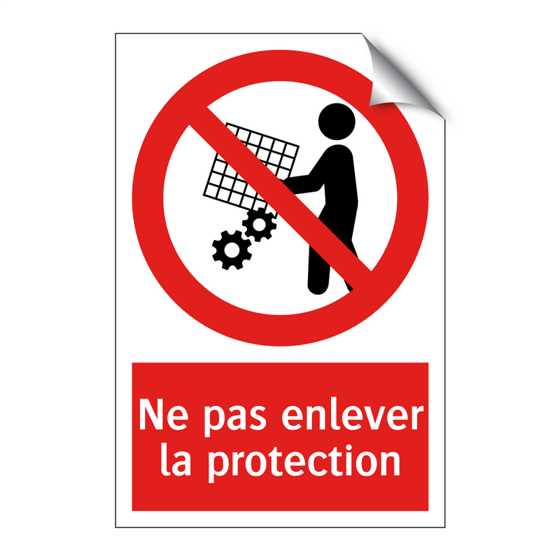 Ne pas enlever la protection