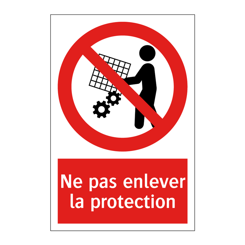 Ne pas enlever la protection