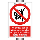 Ne portez pas de vêtements amples lorsque vous utilisez cette machine