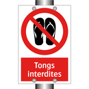 Tongs interdites