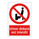 Uriner debout est interdit