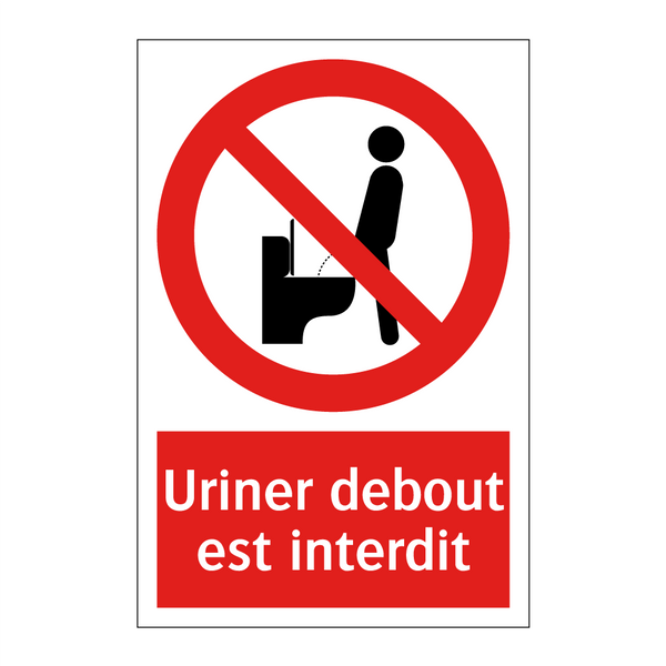 Uriner debout est interdit