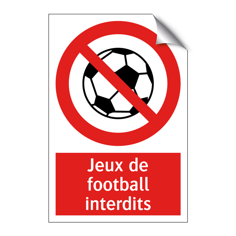 Jeux de football interdits