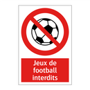 Jeux de football interdits