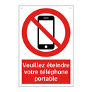 Veuillez éteindre votre téléphone portable