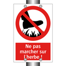 Ne pas marcher sur l'herbe !