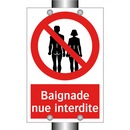 Baignade nue interdite