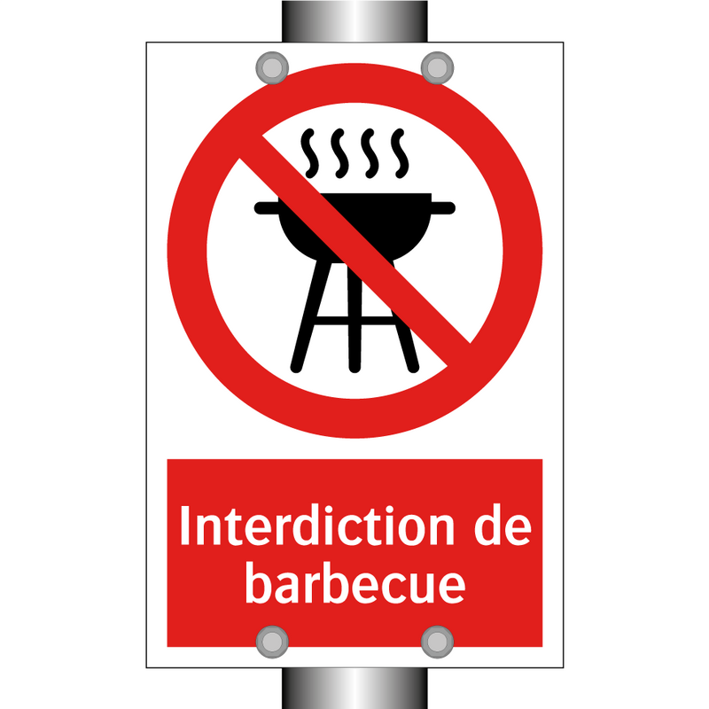 Interdiction de barbecue