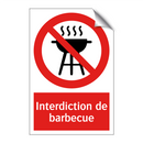 Interdiction de barbecue