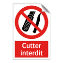 Cutter interdit