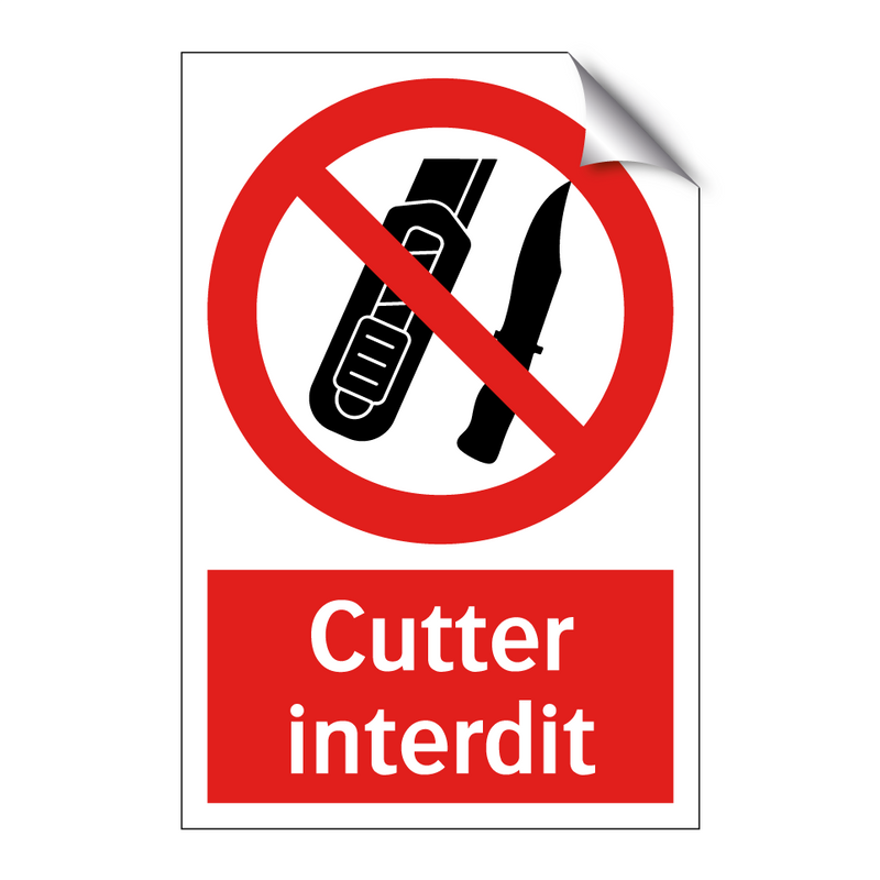 Cutter interdit