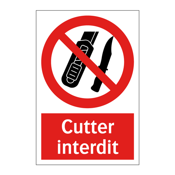 Cutter interdit