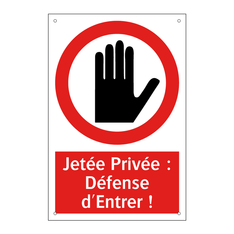 Jetée Privée : Défense d'Entrer !