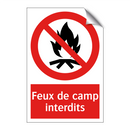 Feux de camp interdits