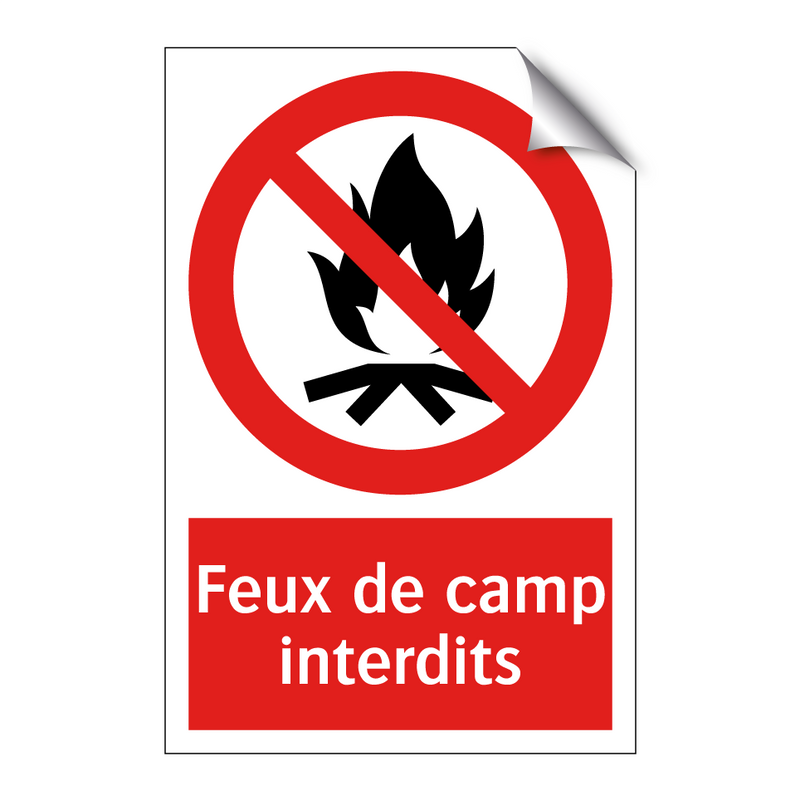 Feux de camp interdits