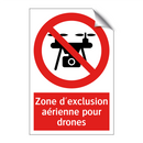 Zone d'exclusion aérienne pour drones