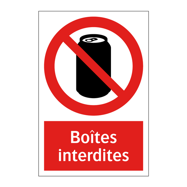 Boîtes interdites
