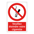 Veuillez éteindre votre cigarette